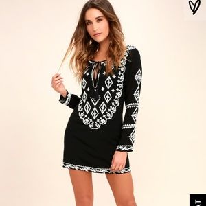 Black Boho Lulus Dress